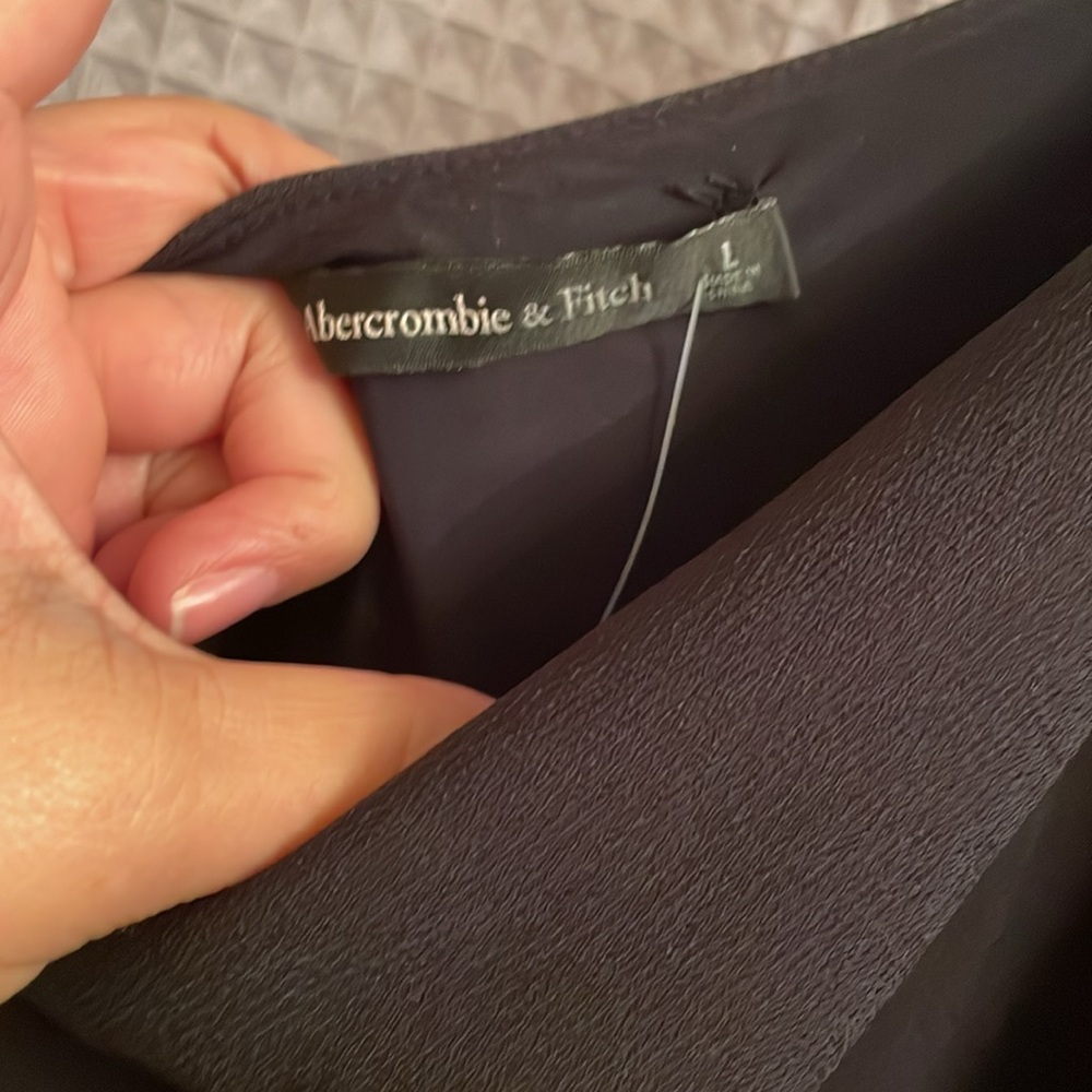 Abercrombie & fitch asymmetrical hem midi dress one shoulder - Picture 5 of 8